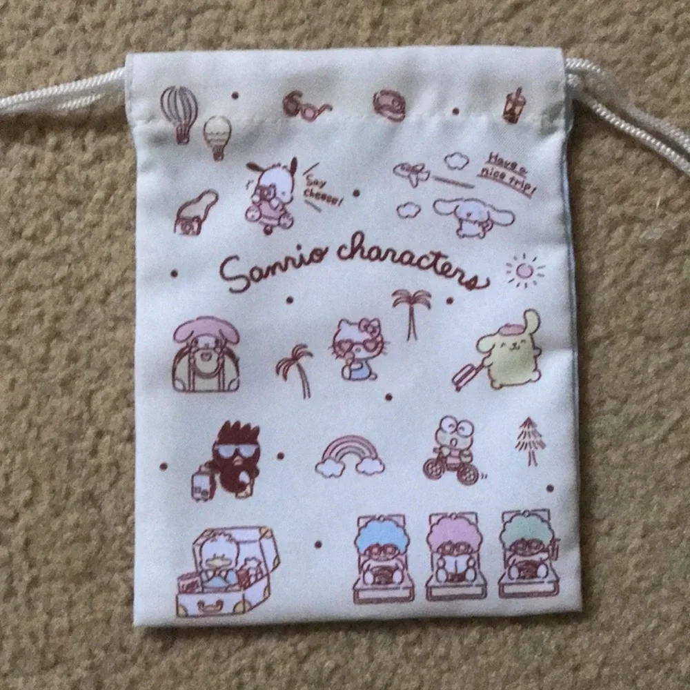 Hello kitty drawstring bag